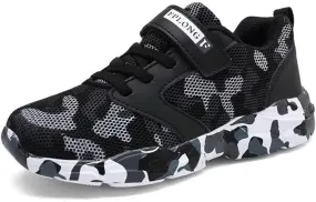 Kid's Boy Girl Lightweight Camouflage Sport Shoes for Walking Running Hiking