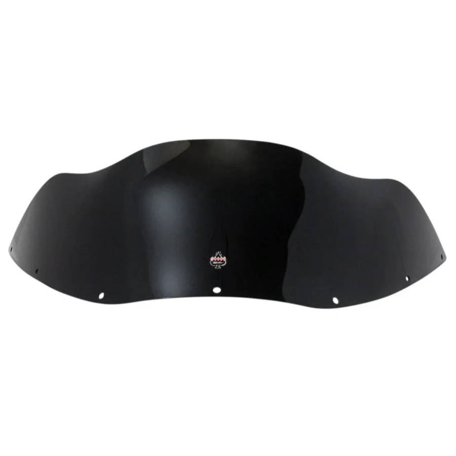 Klockwerks Flare Sport Windshield - 9" - Black - For 1983-1993 FXRT