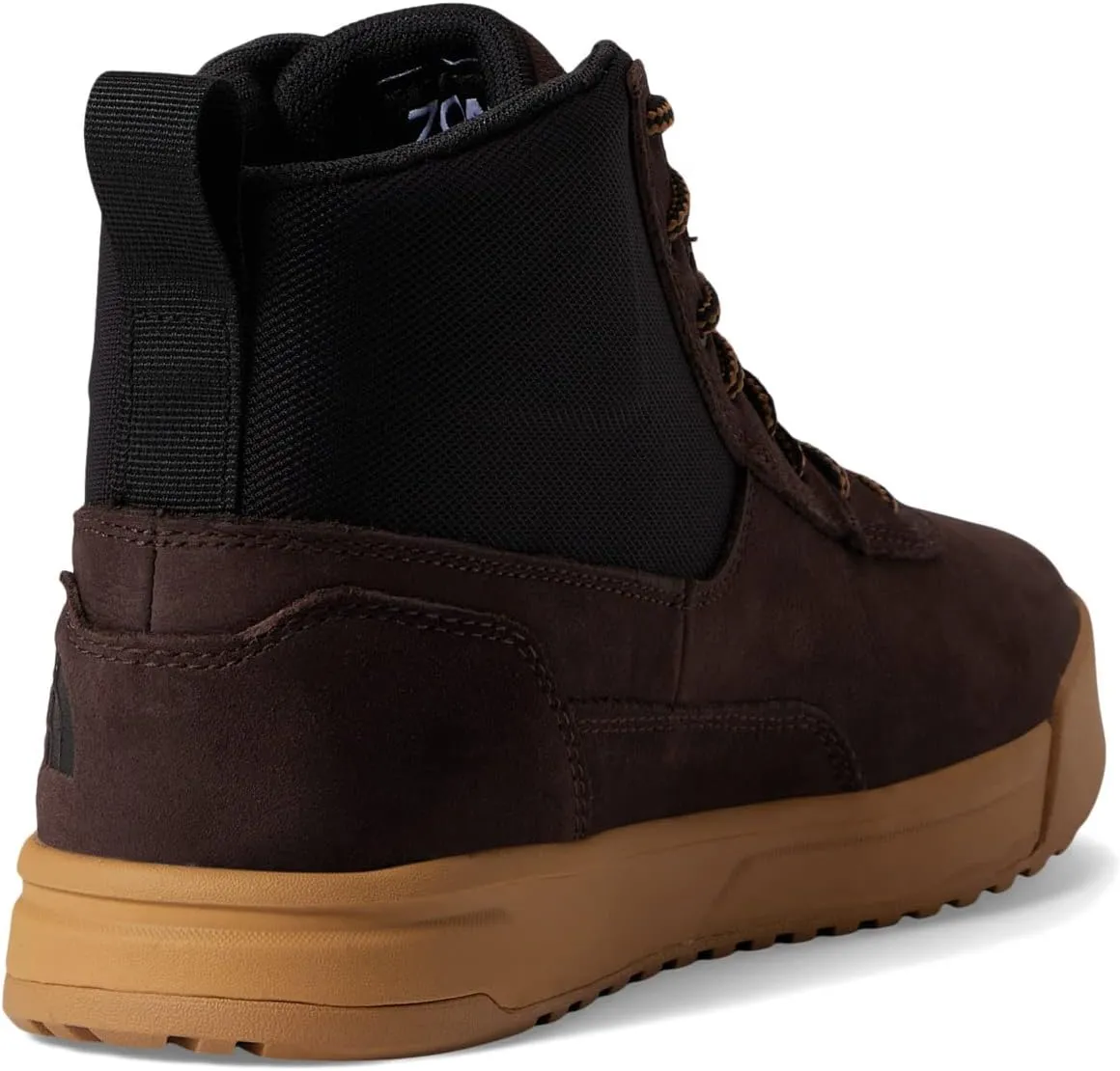 Larimer Mid Waterproof The North Face Hiking Shoes, Coal Brown/Almond Butter