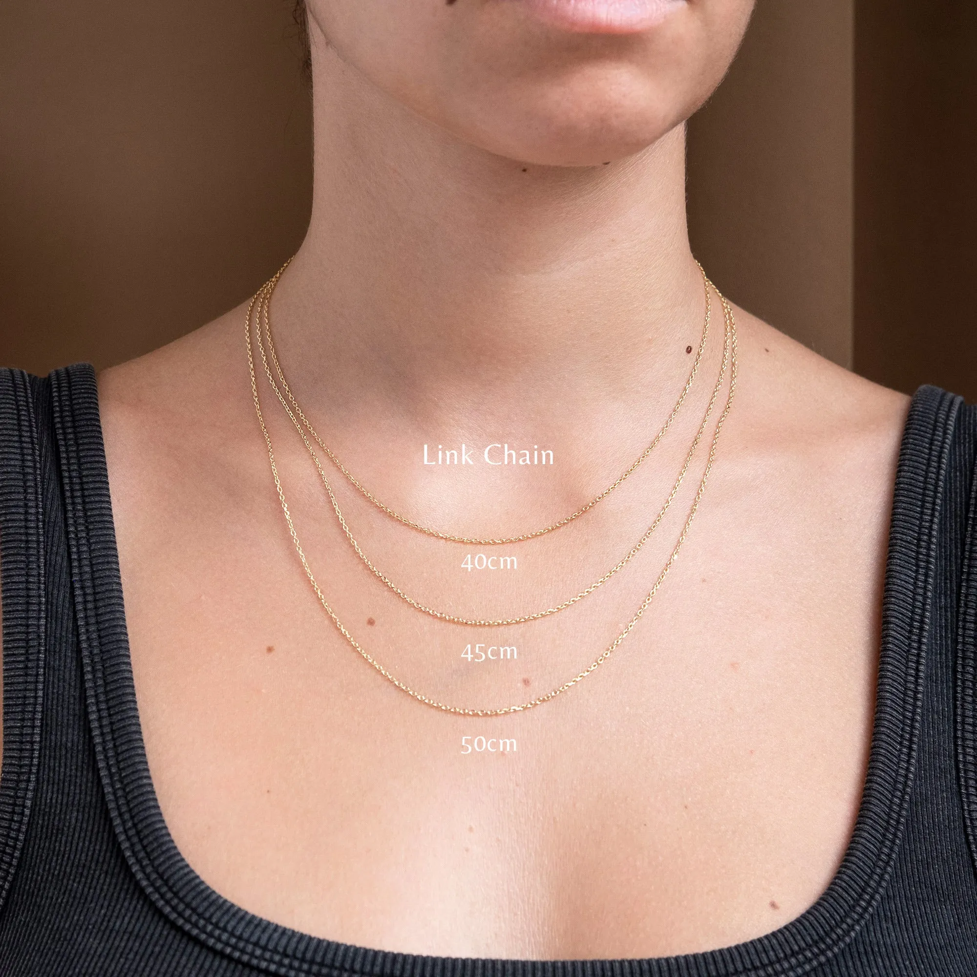 Link Chain Necklace in Gold