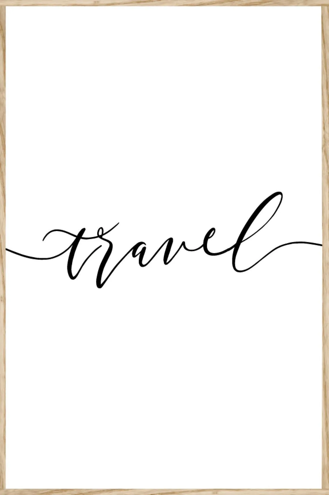 Live Love Travel Minimalist Art Canvas