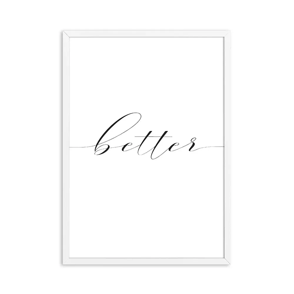 Lovers Quote Wall Art Black White Minimalist Typographic Posters Fine Art Canvas Prints Picture For Bedroom Living Room Art Decor