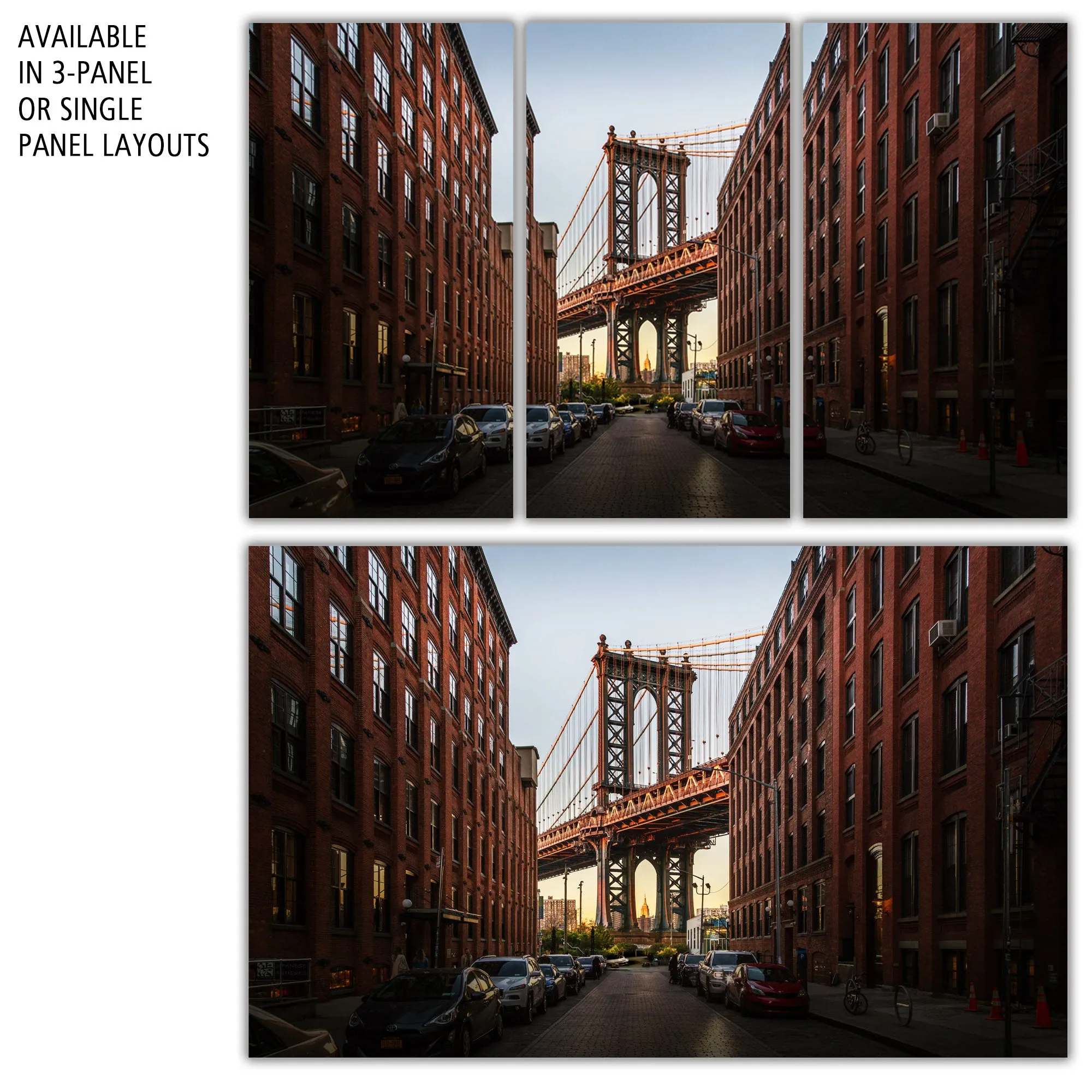 Manhattan Bridge, Dumbo Brooklyn Canvas Wall Art
