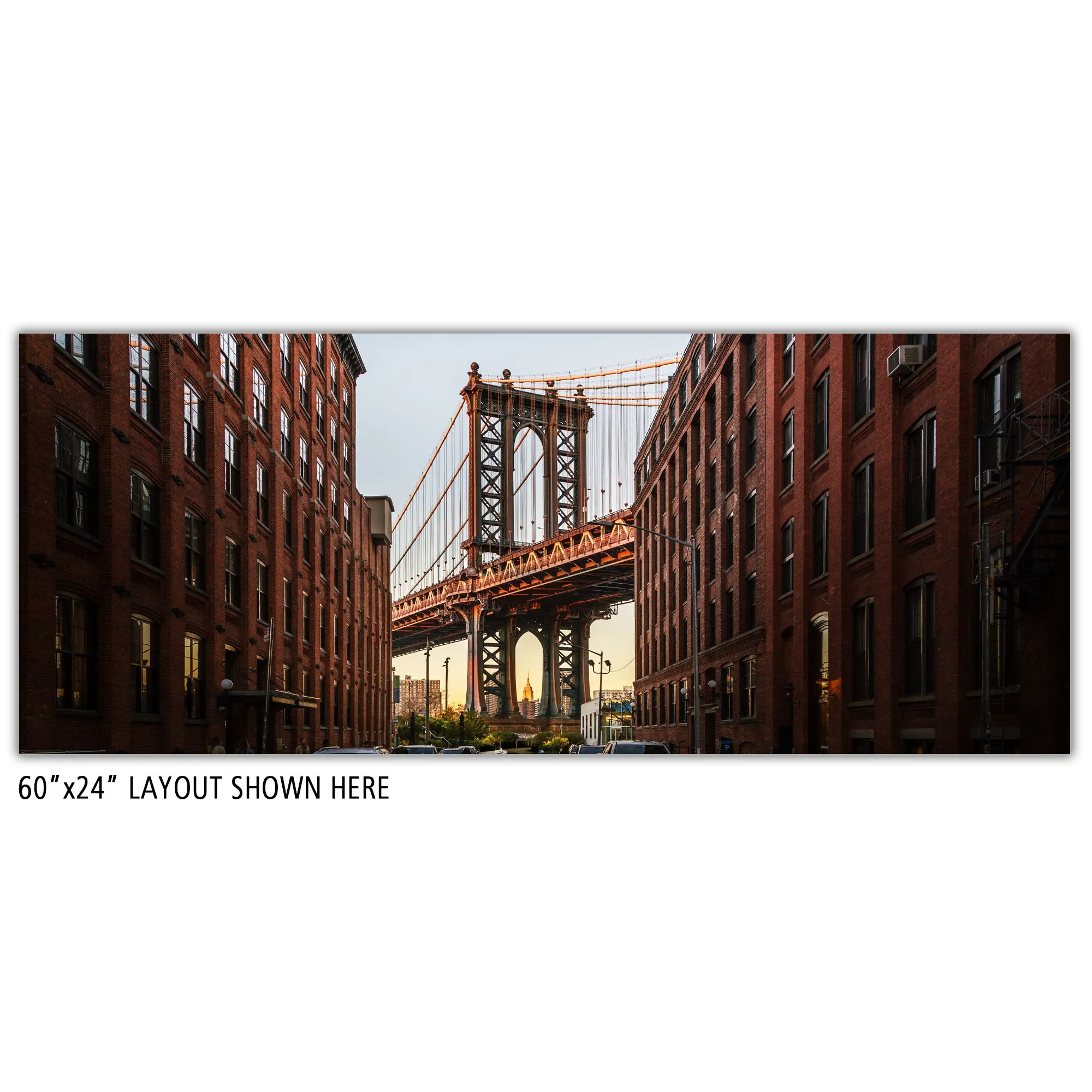 Manhattan Bridge, Dumbo Brooklyn Canvas Wall Art