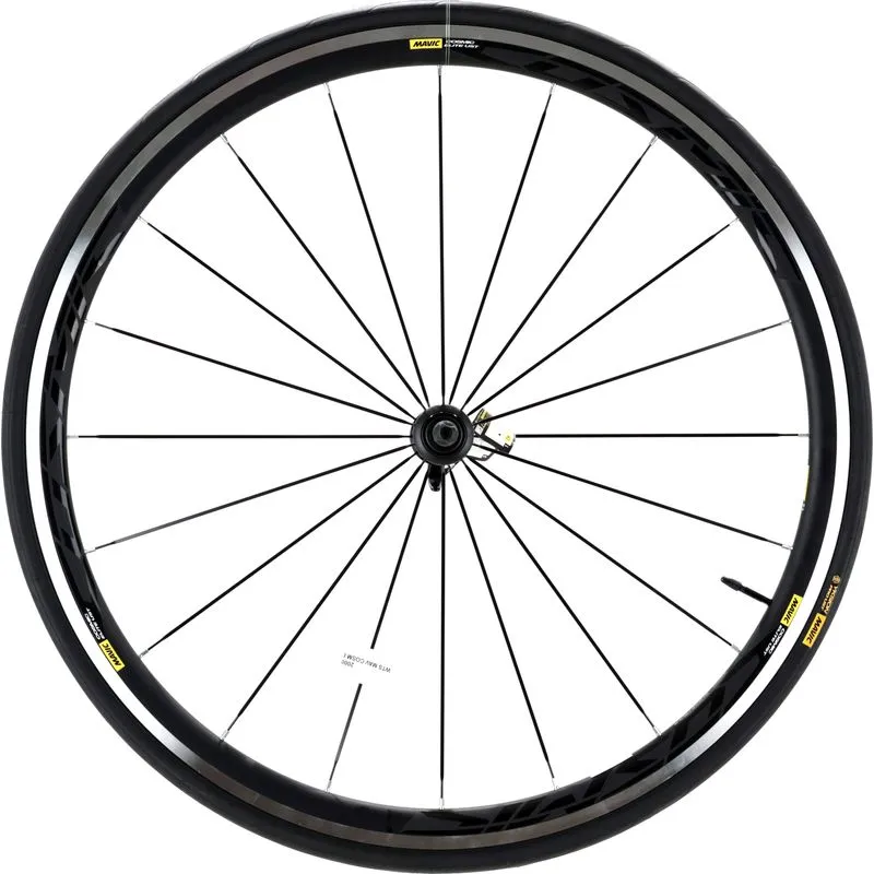 Mavic Cosmic Elite, Road Bike Front Wheel, 700c, 9x100mm, Q/R, Rim Brake