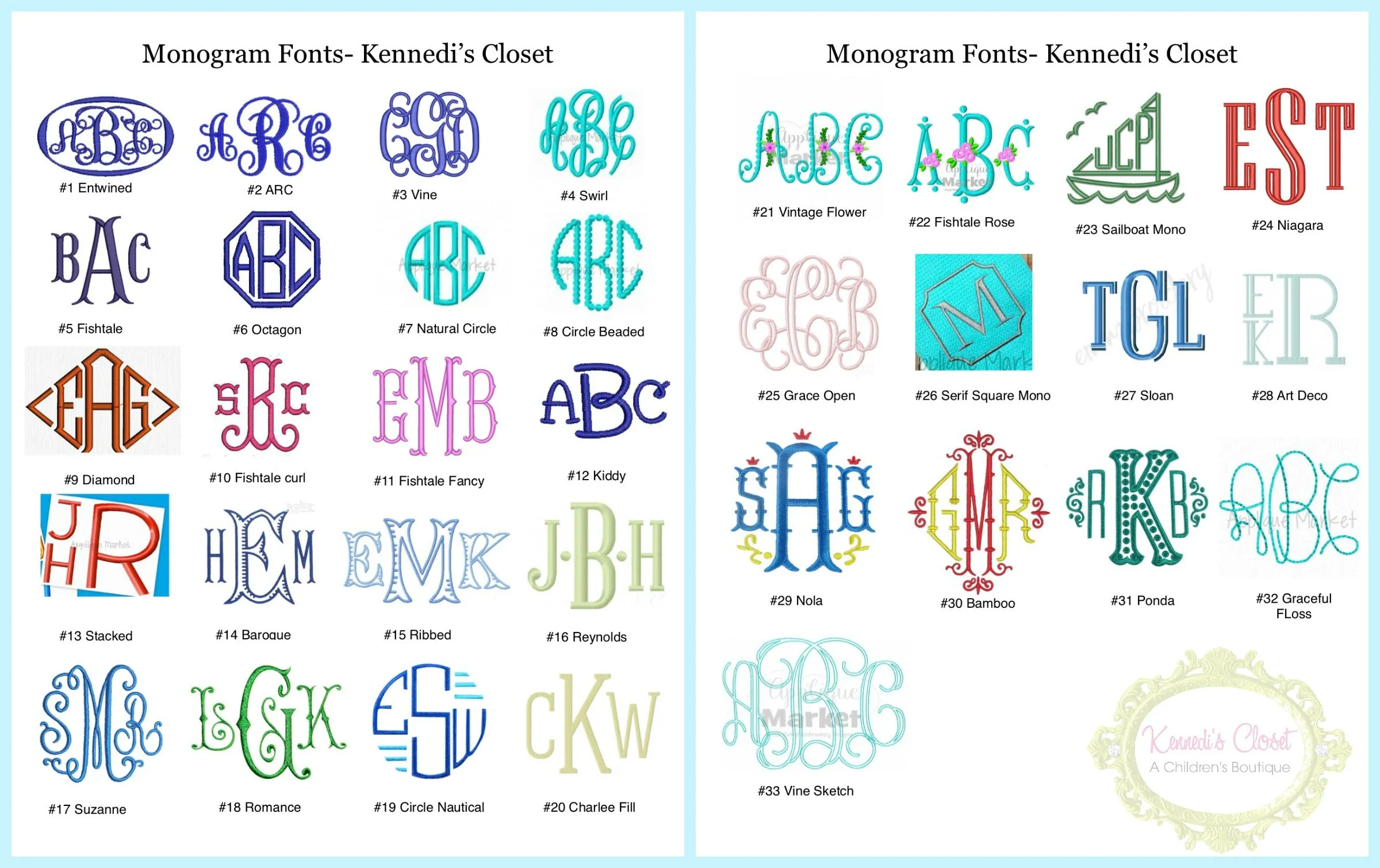 Monogrammed Bloomers