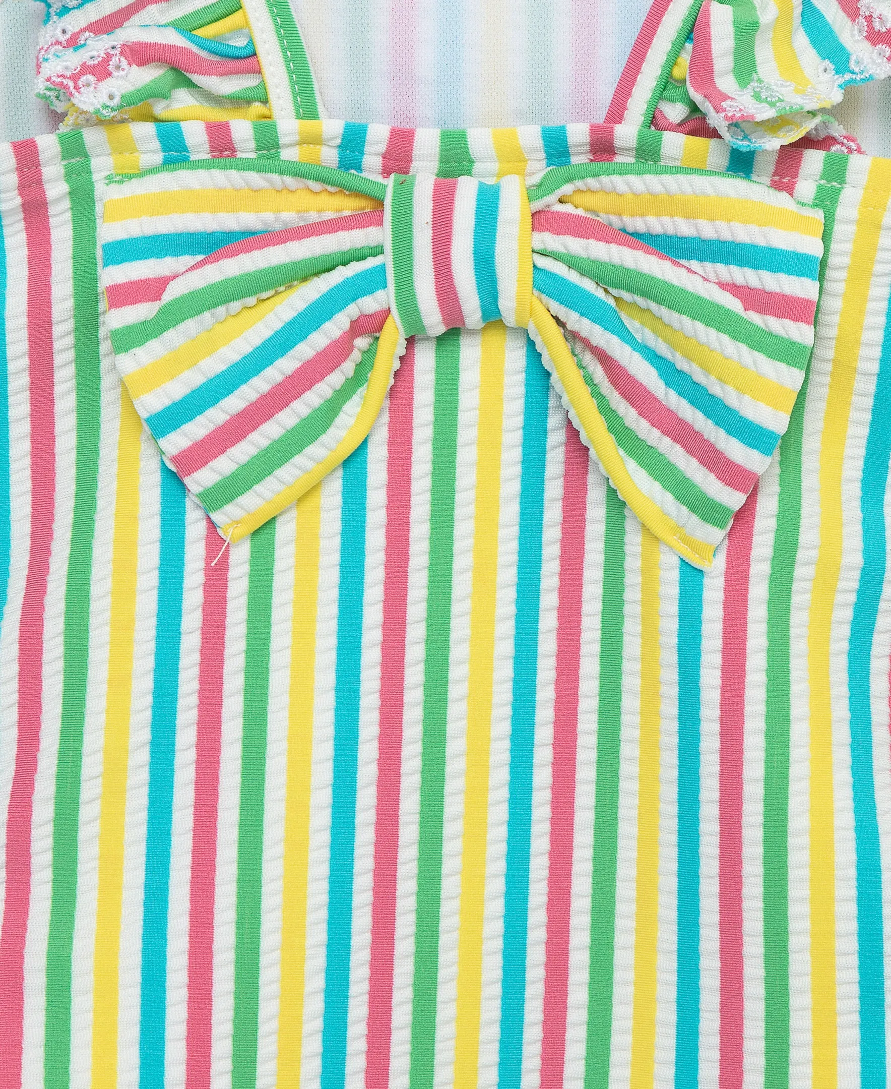 Multi Stripe Infant Swimsuit (6M-24M)