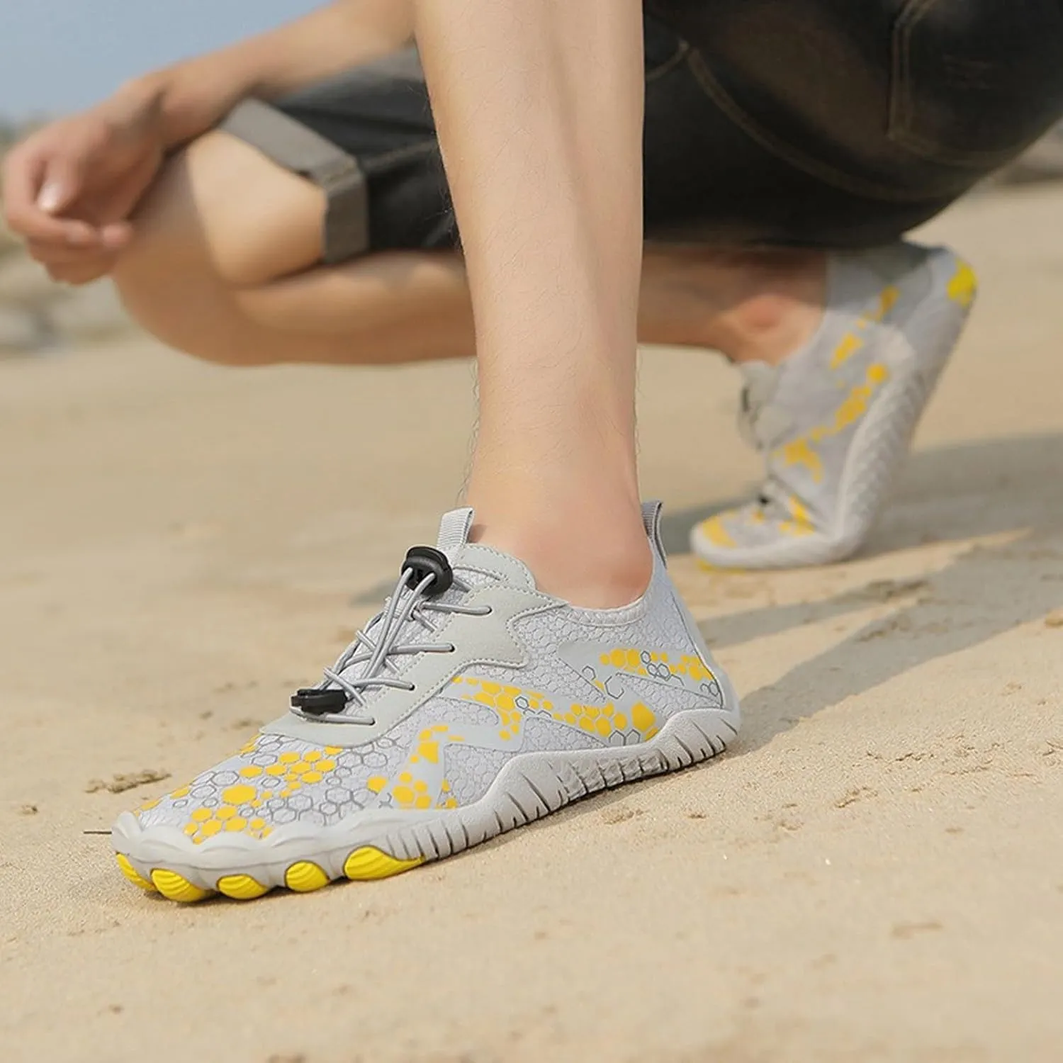 Non Slip Water Shoes for Women Men Beach Sports Barefoot Shoes Lightweight Quick-Dry Wading Shoe Swim Shoe