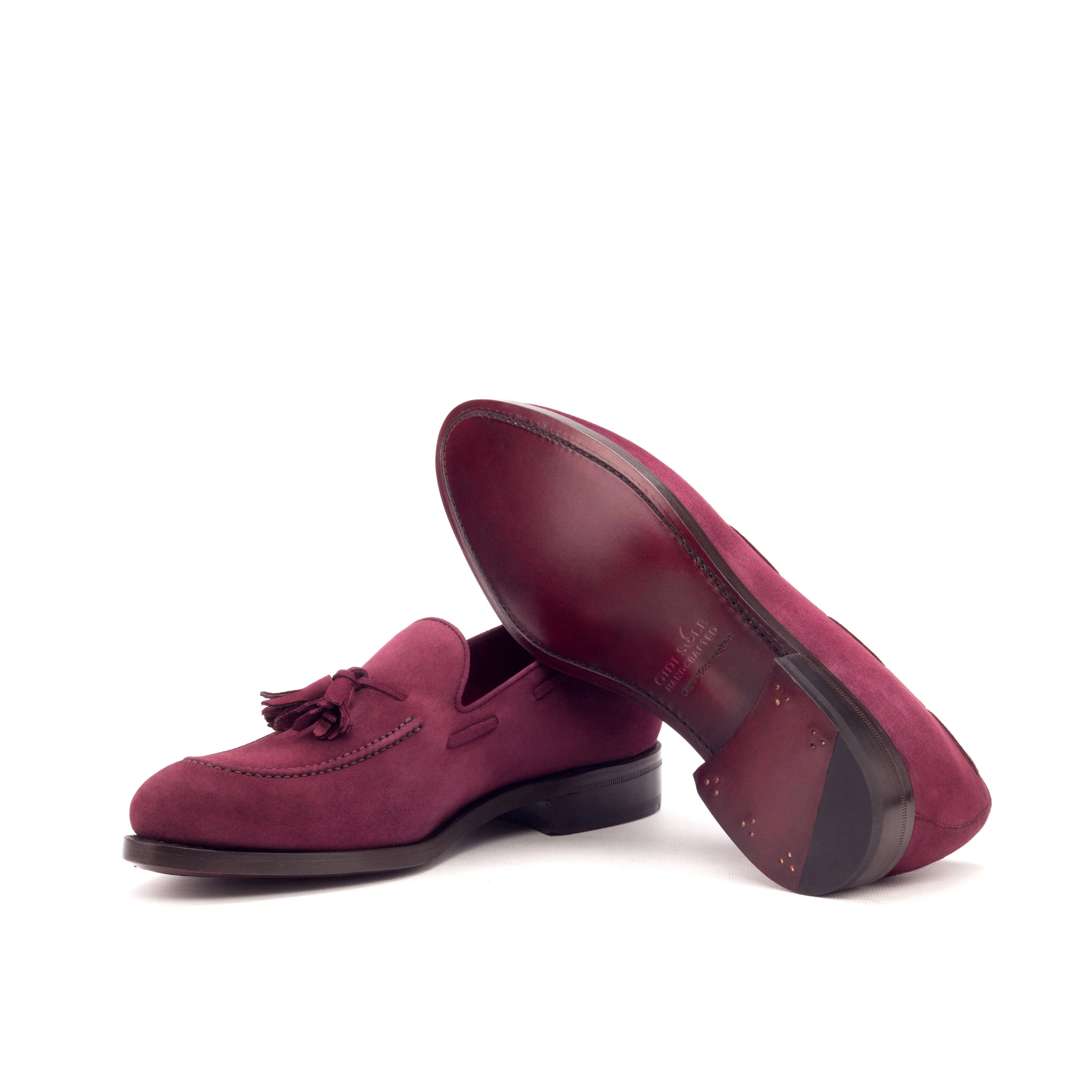 OG Loafer Tassel - Kid Suede Wine