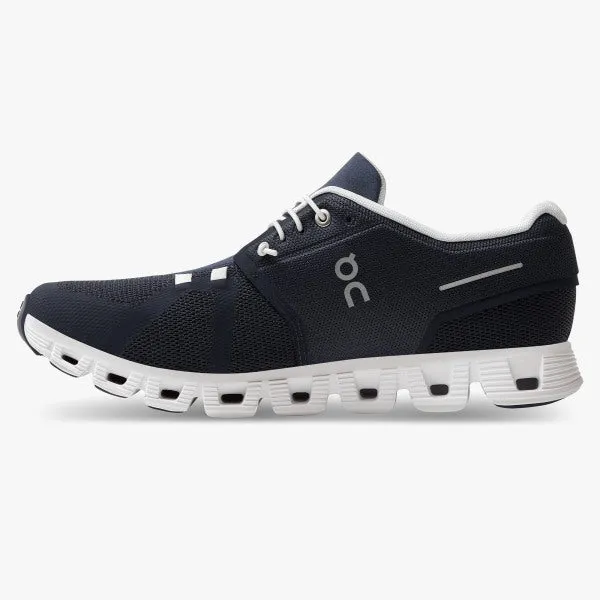 ON RUNNING CLOUD 5 MENS BLACK/WHITE