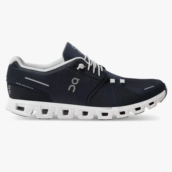 ON RUNNING CLOUD 5 MENS BLACK/WHITE
