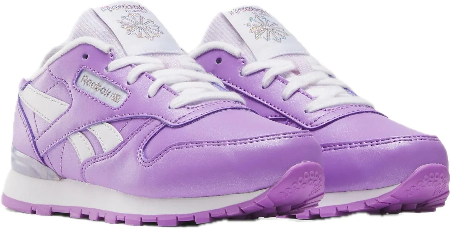 Reebok Unisex-Child Kid's Classic Leather Step N' Flash Sneaker