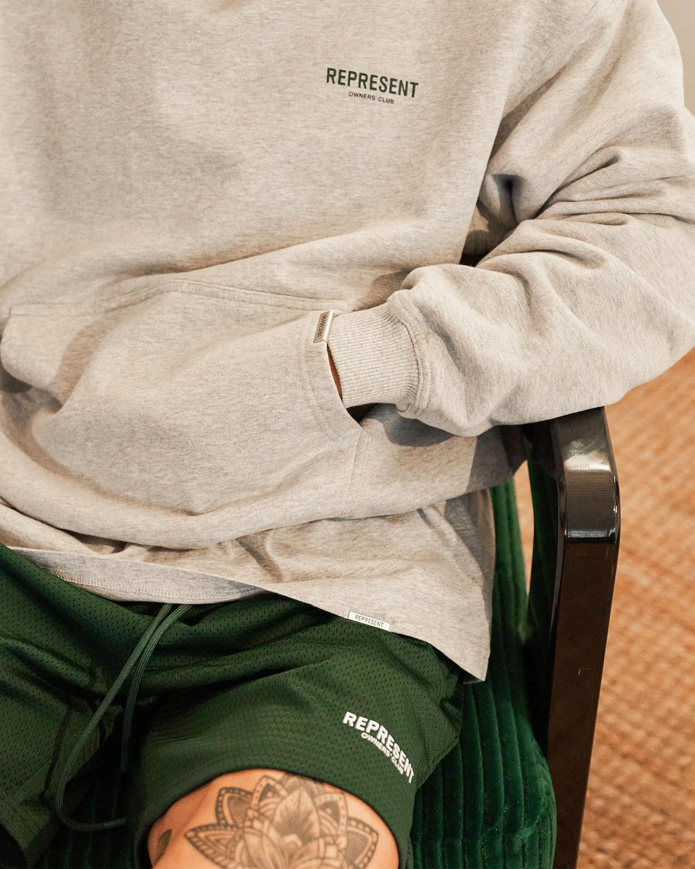 Mens Racing Green Owners Club Mesh Shorts - Lightweight, Breathable Sportswear for Active Lifestyle