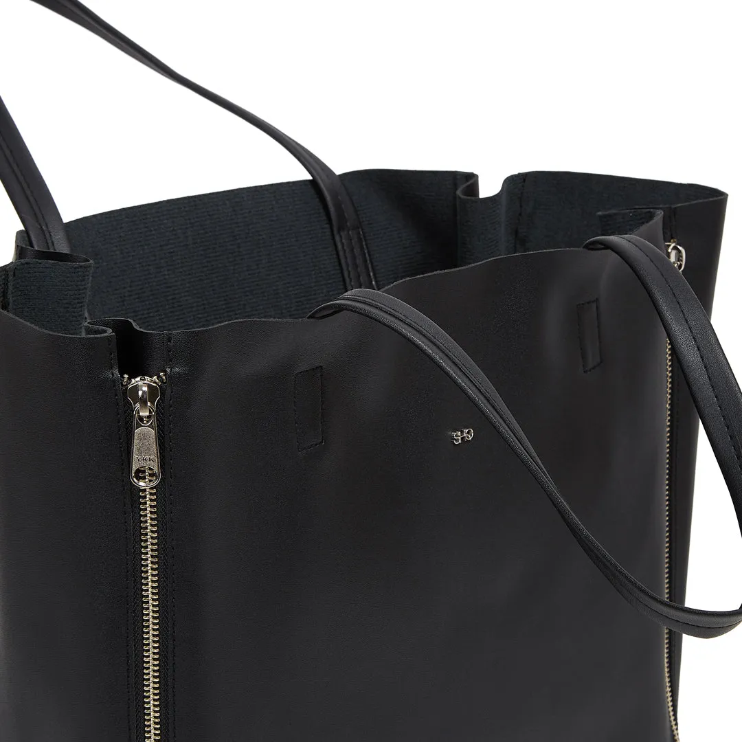 SEOUL SMOOTH VEGAN LEATHER BLACK