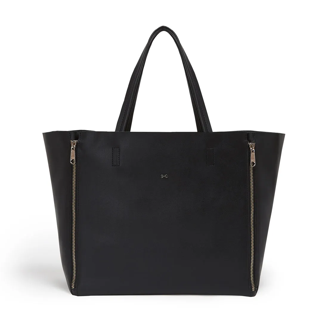 SEOUL SMOOTH VEGAN LEATHER BLACK