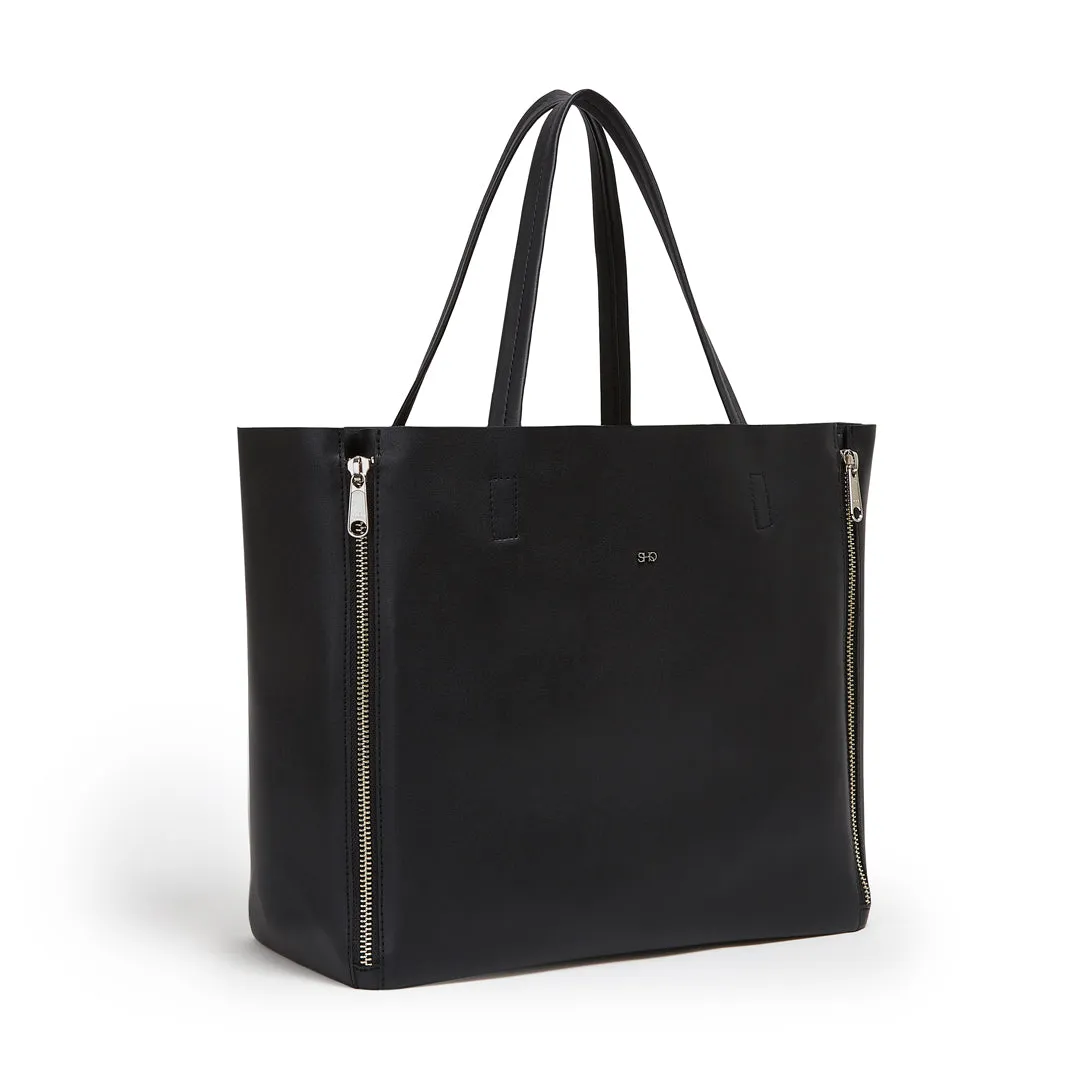 SEOUL SMOOTH VEGAN LEATHER BLACK