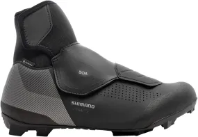 SHIMANO SH-MW702 Men’s Waterproof Winter Mountain Bike Shoe, Black, 9.5-10 Men (EU 44)