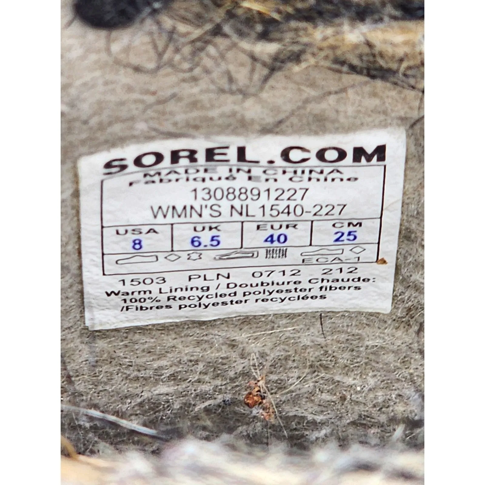 Sorel Boots Womens 8 Joan of Arctic Tall Winter Outdoor Waterproof NL1540-227