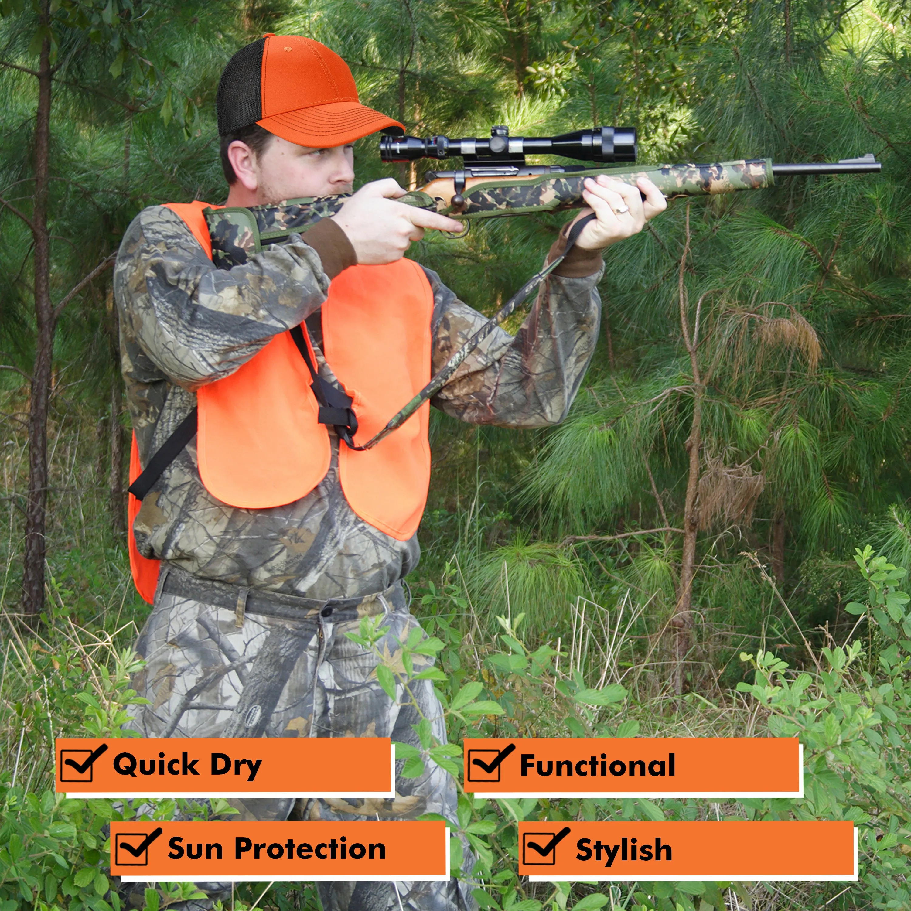Tirrinia Orange Hunting Hat