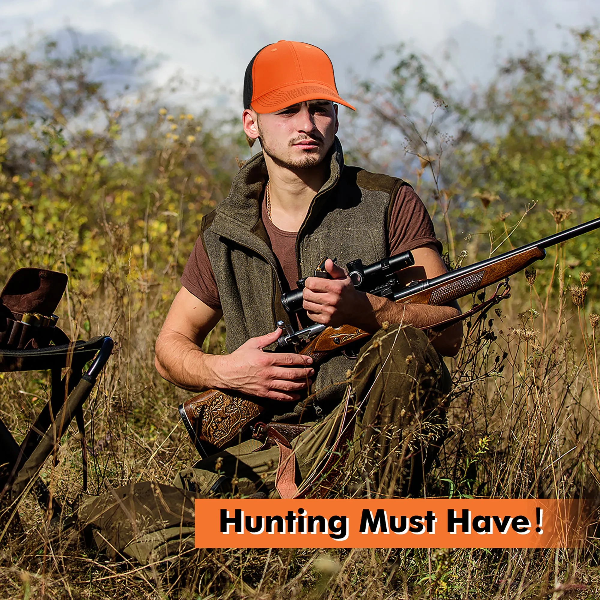Tirrinia Orange Hunting Hat