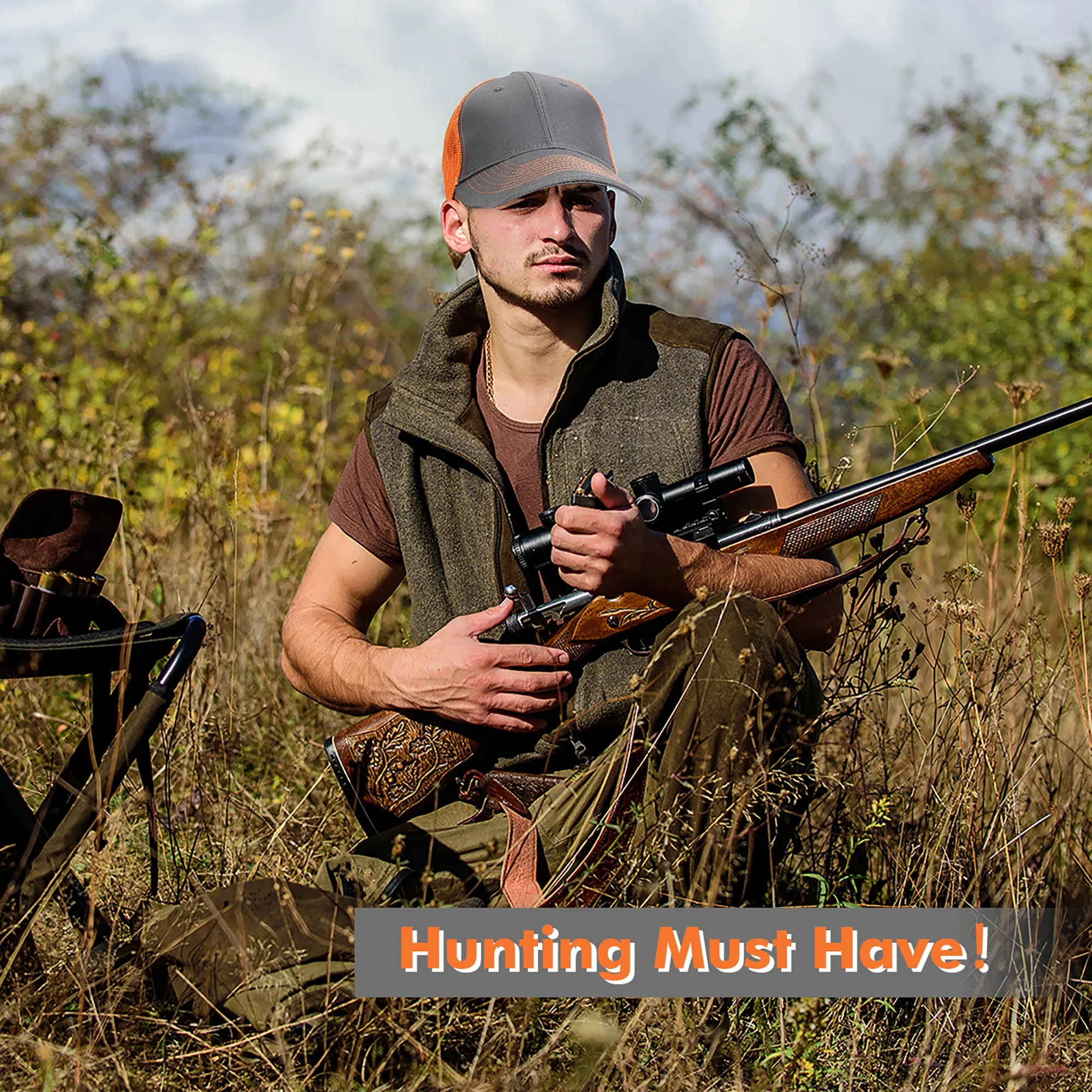 Tirrinia Orange Hunting Hat