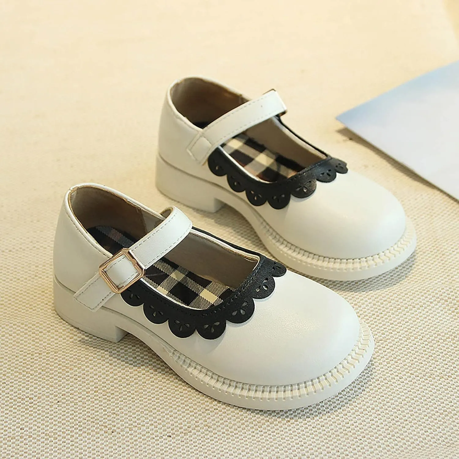 Toddler Little Child Girl's Leather Shoes Baby Soft Princess Shoes Little Girl Casual Shoes Infant Size 4 Shoes Girls