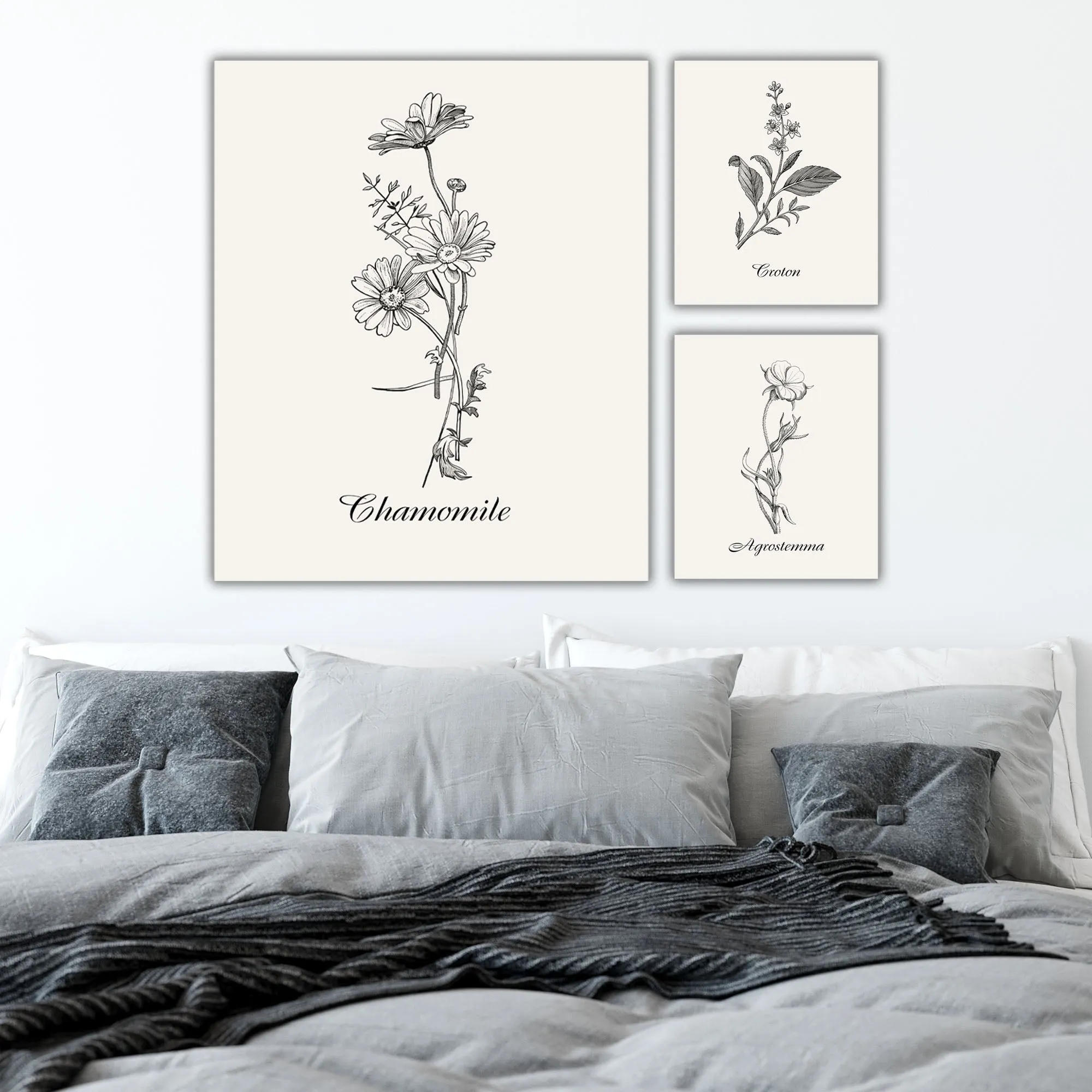 Vintage Floral Canvas Prints