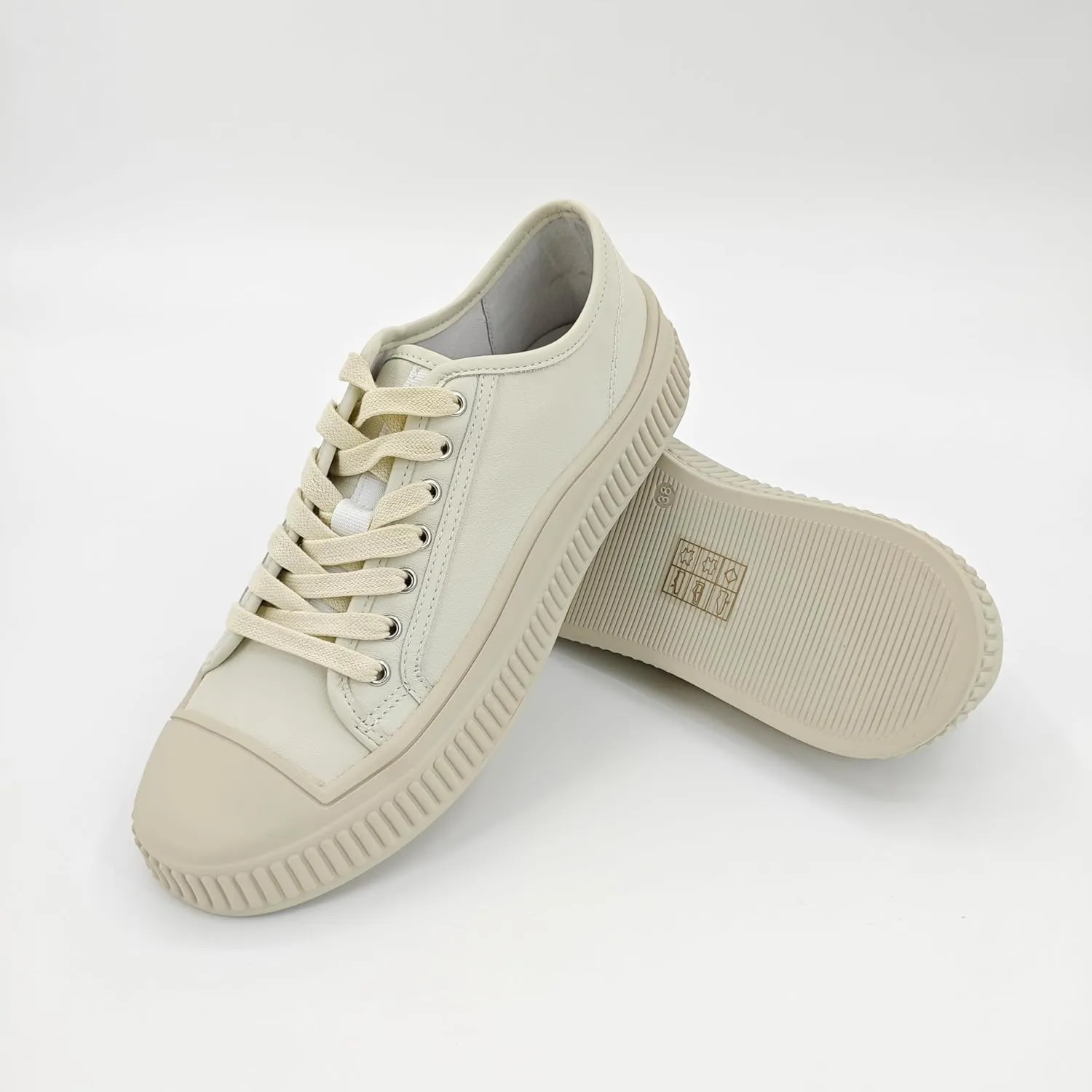 White Genuine Leather Tennis Shoes Womens Sneakers Fashion Casual Sneakers for Women Low Top Lace Up Walking Shoes