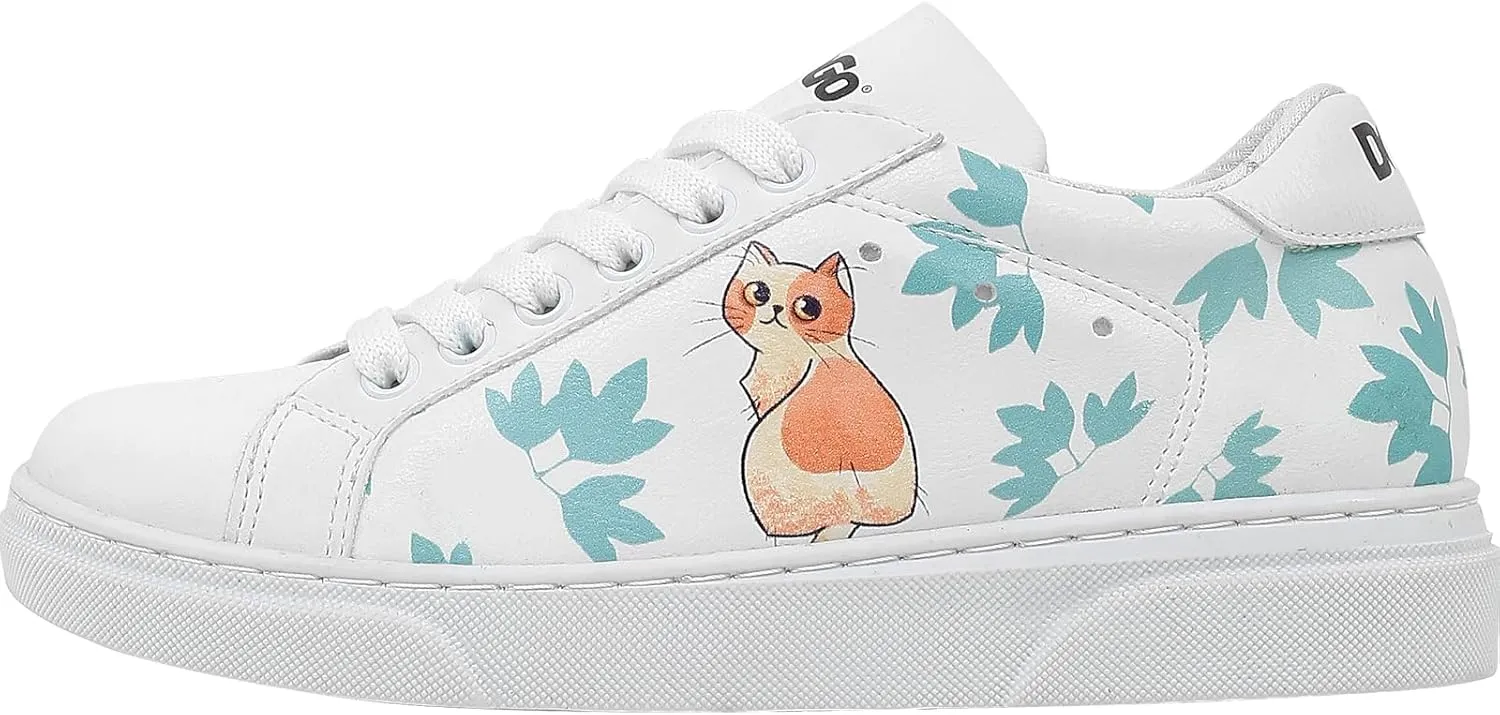 White Sneakers for Kids - Vegan Leather and Unique Design Fashion Sneakers for Kids