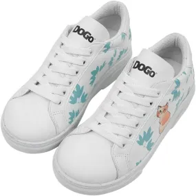 White Sneakers for Kids - Vegan Leather and Unique Design Fashion Sneakers for Kids